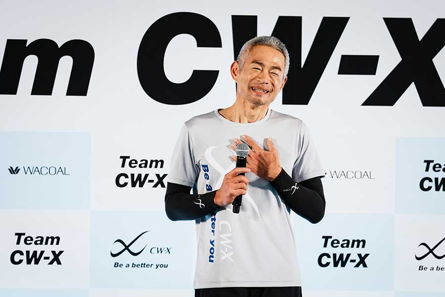 CW-Xとのイベントに登壇したイチロー氏【写真:中戸川知世】