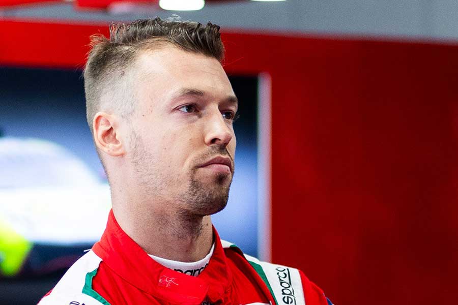 元F1ドライバーのダニール・クビアト【写真：Panoramic/アフロ】