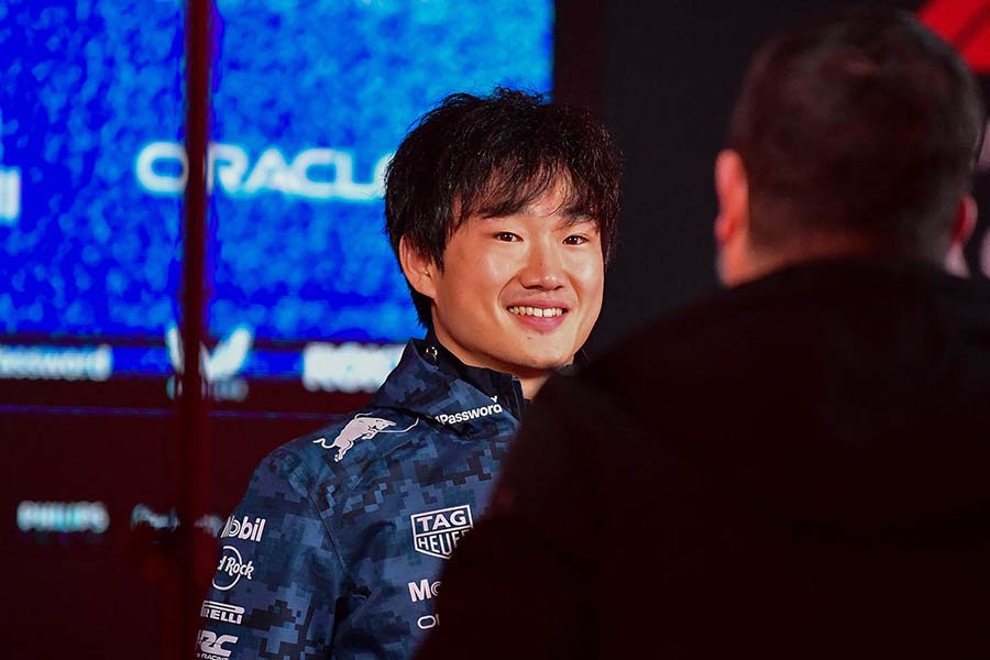 ラスベガスGPに出場している角田裕毅【写真:ロイター】