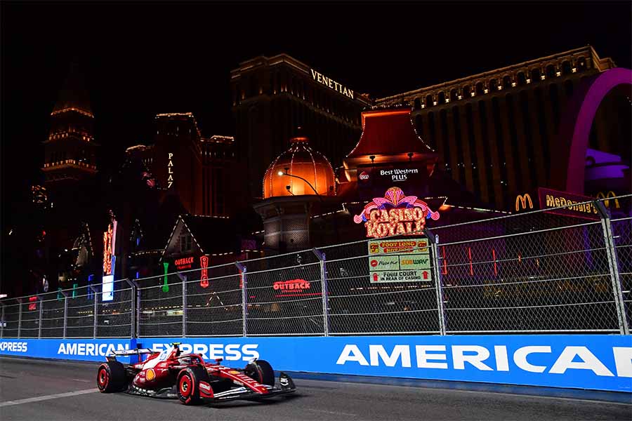 F1今季第22戦が行われている米ラスベガス【写真:ロイター】