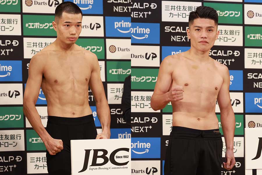 坪井智也（右）と増田陸【写真：山口比佐夫】