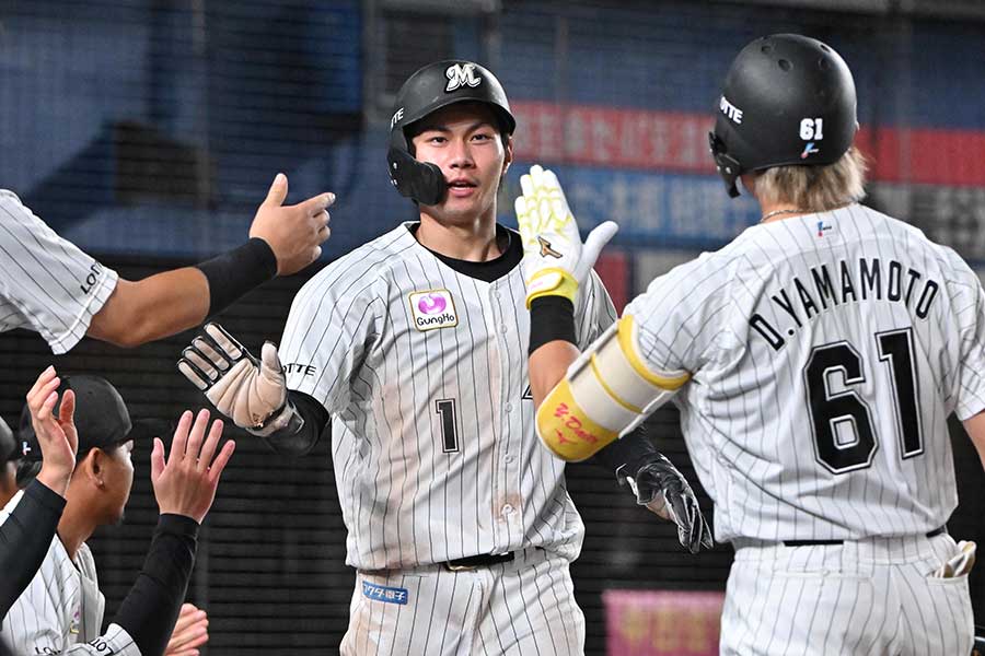 ロッテの藤原恭大【写真:産経新聞社】