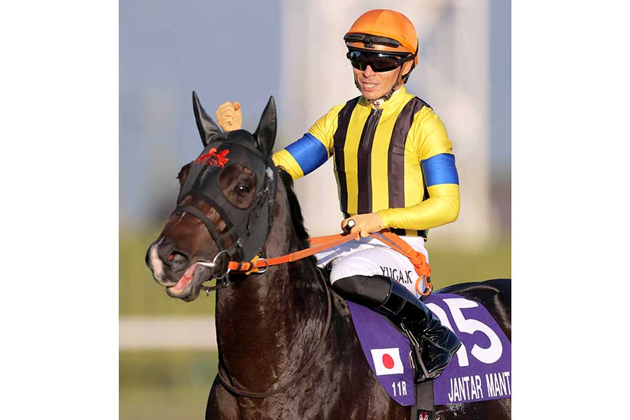 マイルCSを制したジャンタルマンタルと鞍上の川田将雅【写真：スポーツ報知/アフロ】