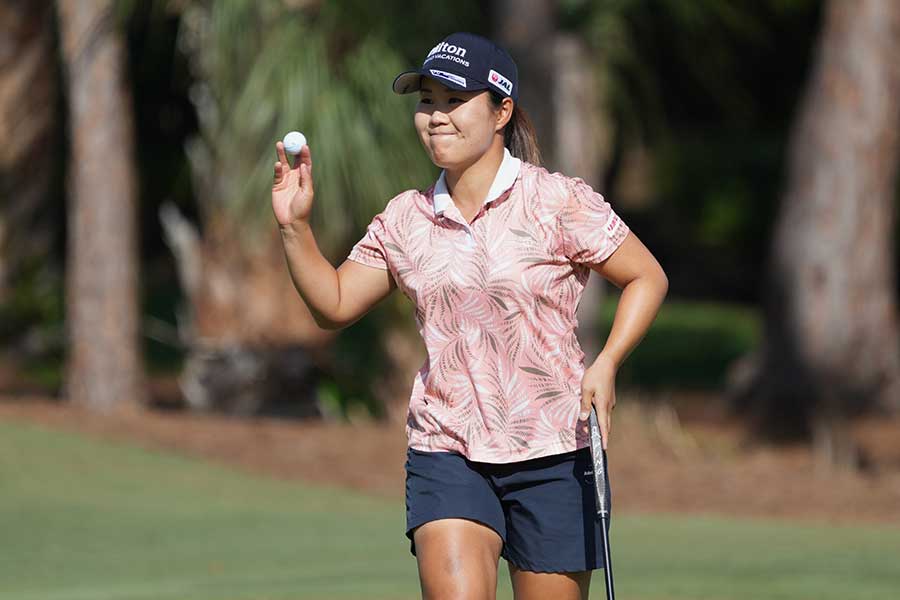 畑岡奈紗【写真:AP/アフロ】