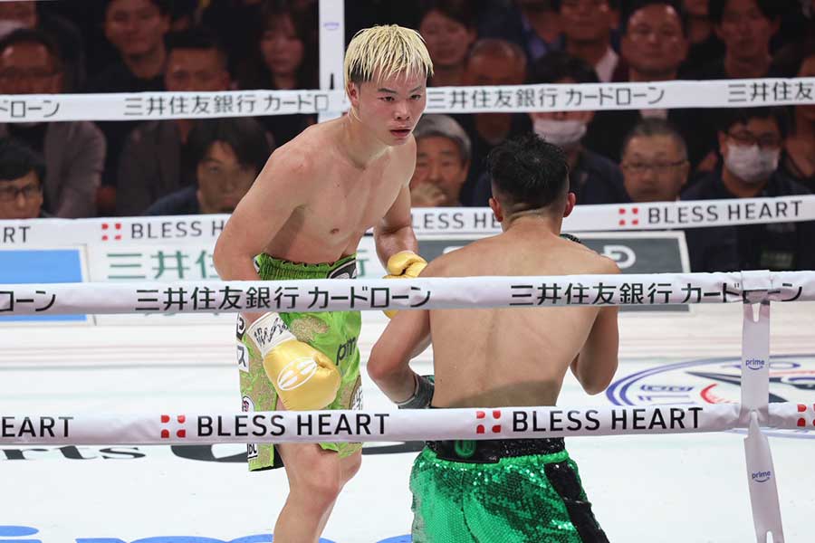 キャリア初黒星を喫したが「こっから始まるなーみたいな感覚に」。那須川は前向きだ【写真:山口比佐夫】