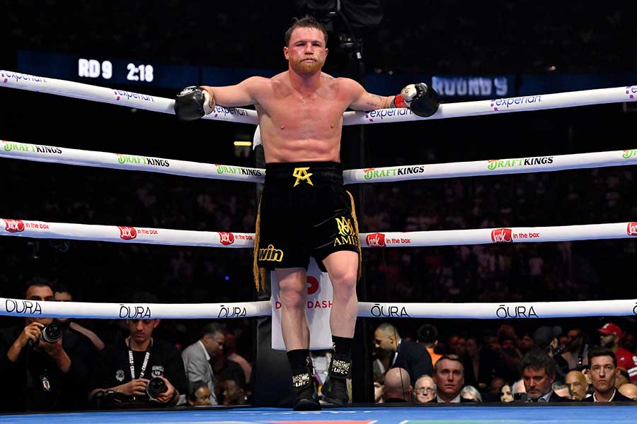 サウル・アルバレス【写真:AP/アフロ】