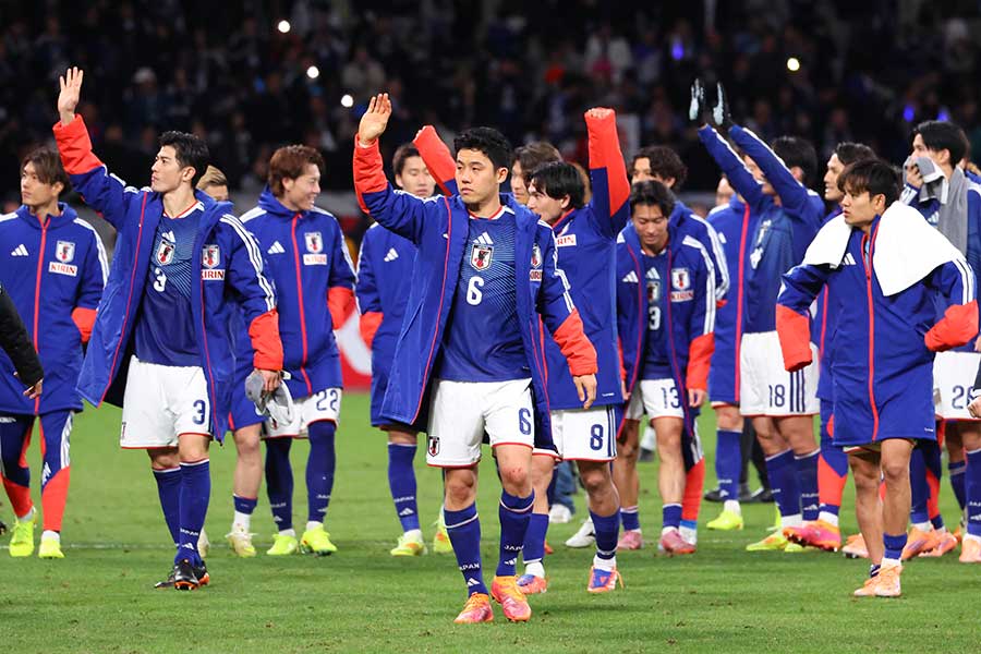 サッカー日本代表【写真:YUTAKA/アフロスポーツ】