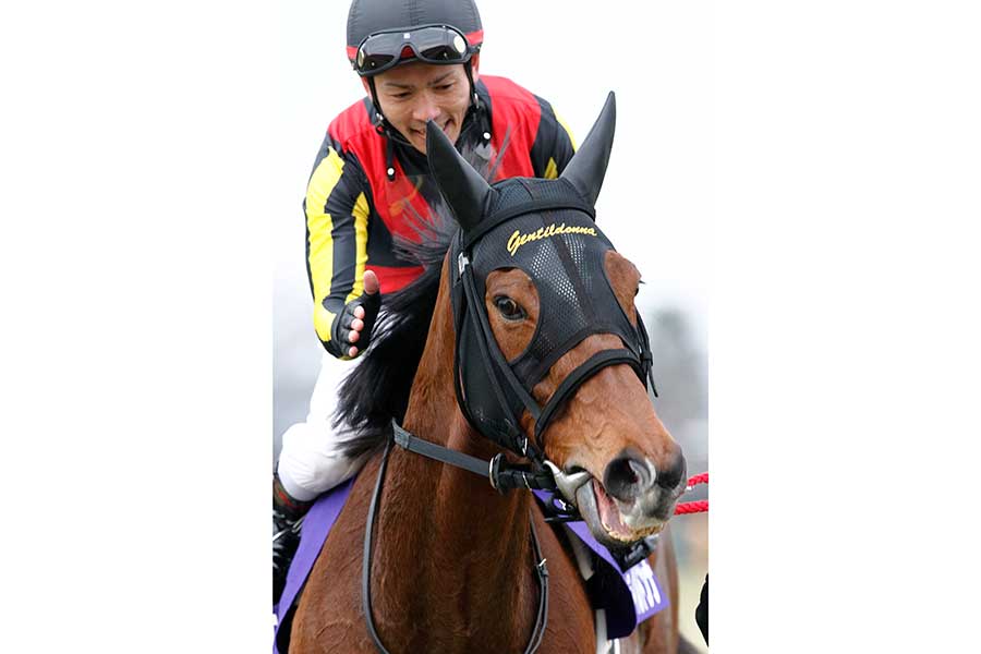 2014年の有馬記念で優勝したジェンティルドンナ【写真:中原義史/アフロ】