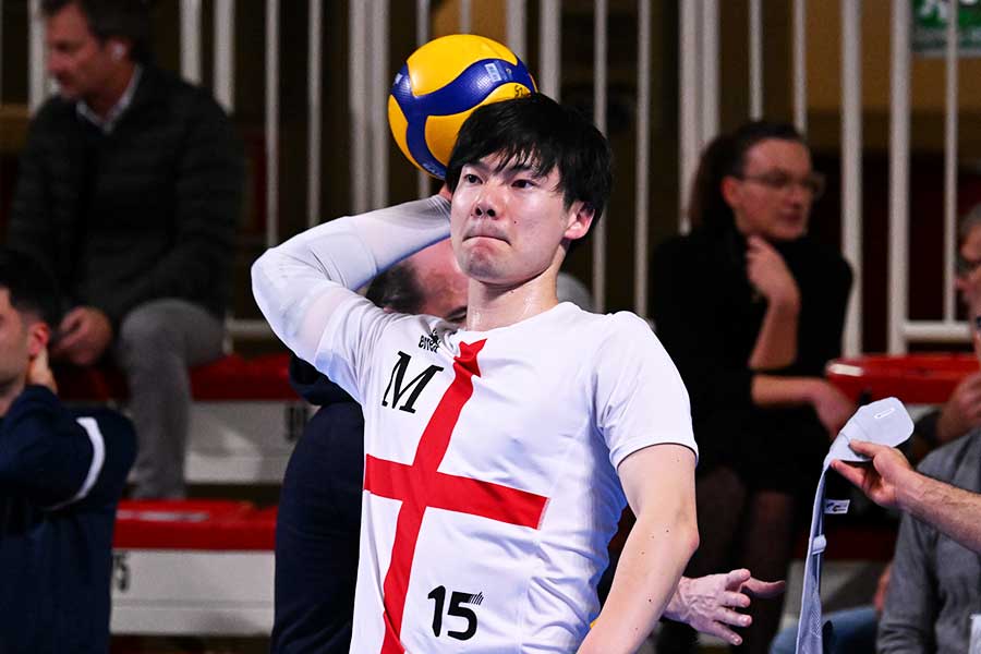 パワーバレー・ミラノの大塚達宣【写真:PA Images/アフロ】