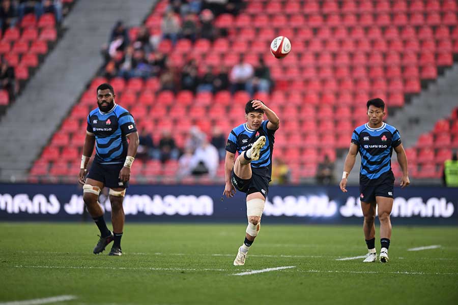 日本のキックマネジメントに進化が見えた【写真:JRFU】