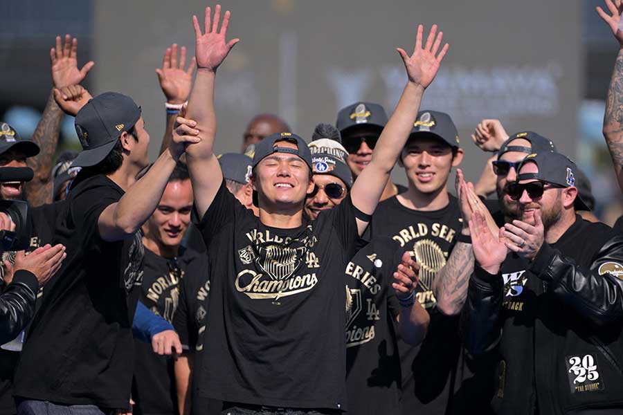 ドジャースの山本由伸【写真:ロイター】