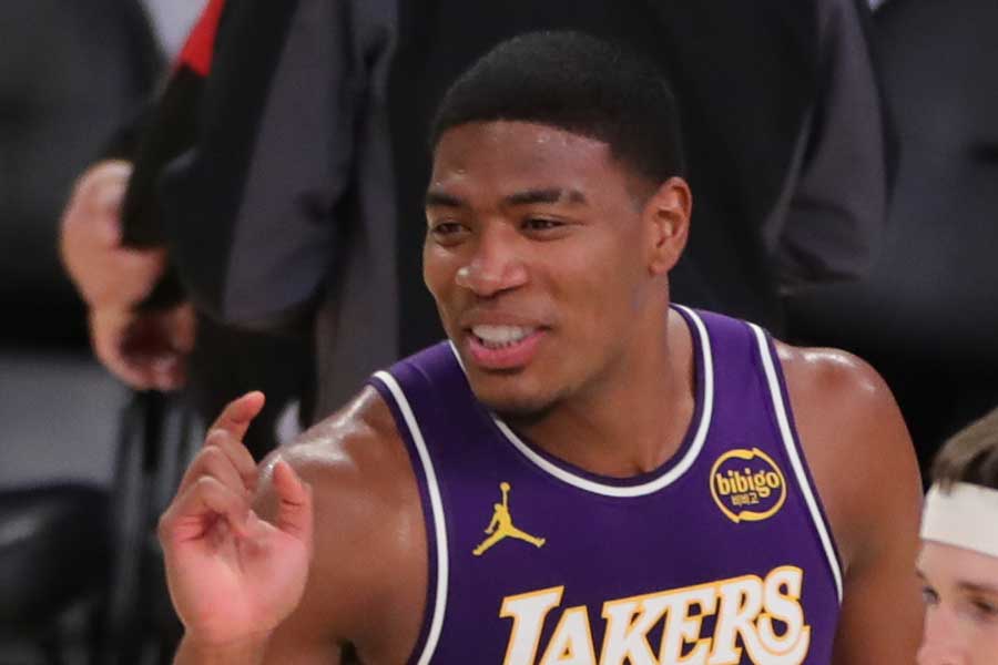 レイカーズの八村塁【写真:アフロ】