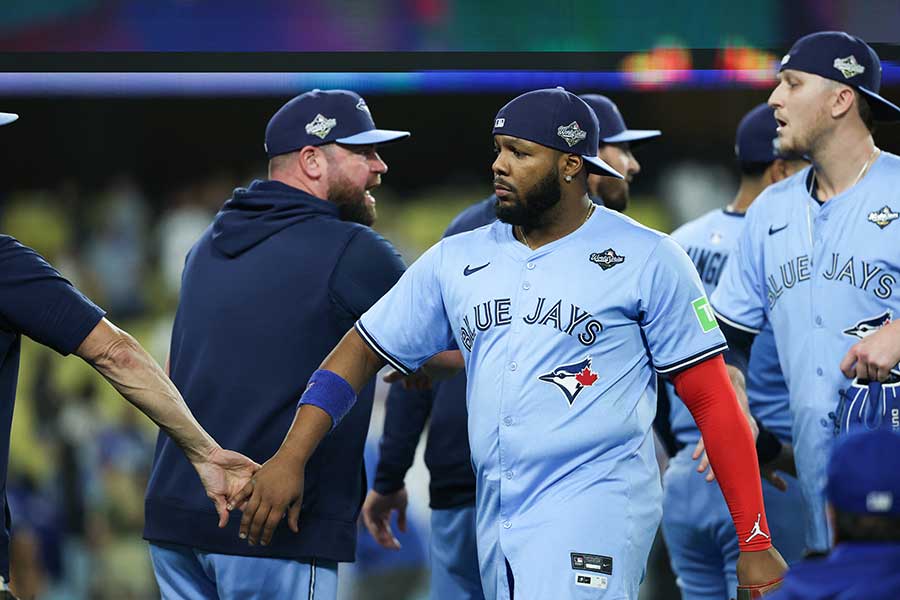 ブルージェイズの選手たち【写真：ロイター】