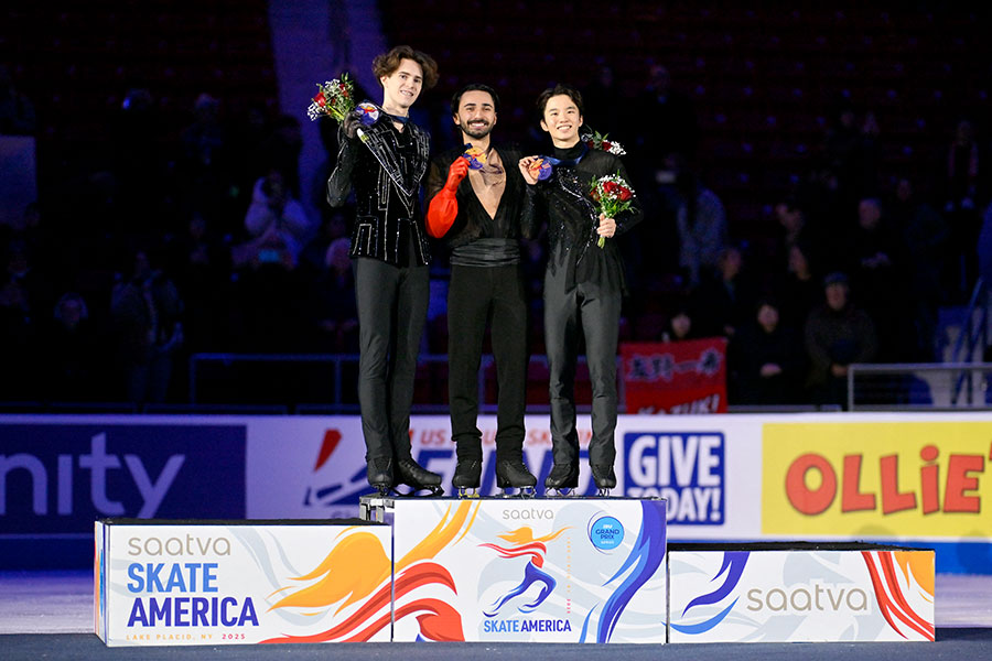 スケートアメリカで悔しい3位も、マイナスの感情はなくなった【写真：ロイター】