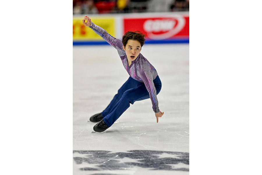 「スケートと向き合ってきた時間を見せることができれば」と語る友野。全日本ですべてを出し切る【写真：ロイター】