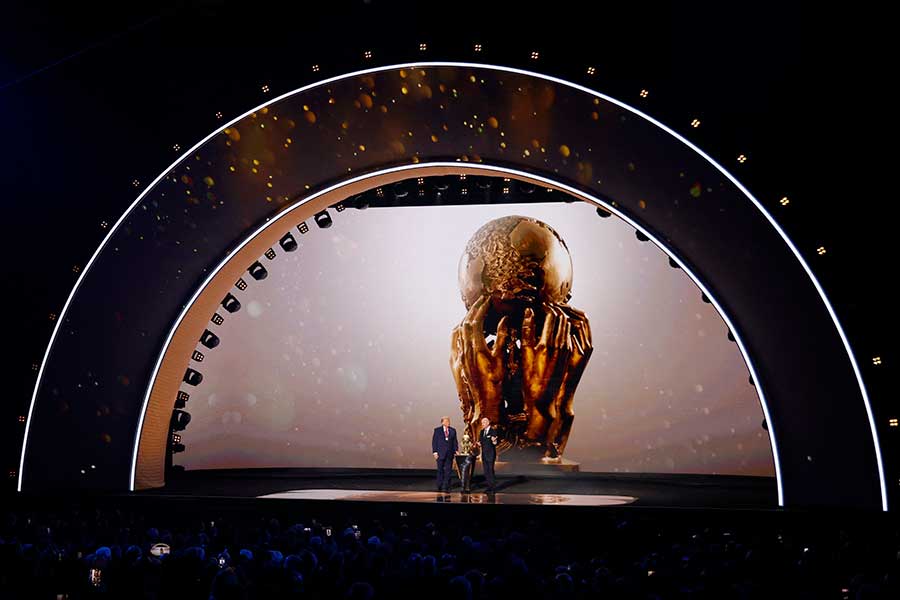 サッカーFIFAワールドカップ北中米大会の抽選会が開催された【写真:ロイター】