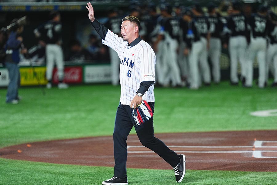 中田翔氏【写真：小林靖】