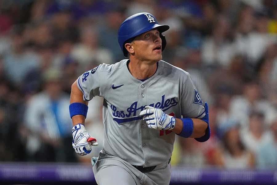 ドジャースのアレックス・コール【写真:AP/アフロ】