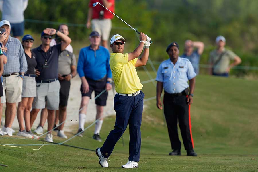 ヒーロー・ワールドチャレンジを制した松山英樹【写真:AP/アフロ】