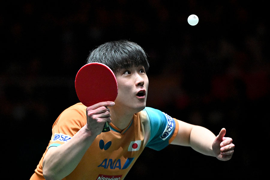 張本智和【写真:新華社/アフロ】