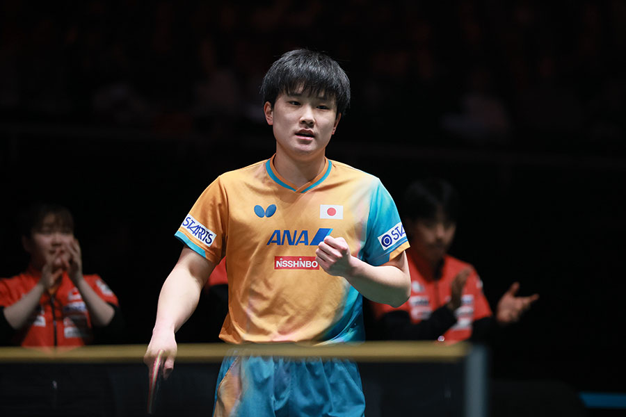 卓球の混合団体W杯に出場した張本智和【写真：VCG/アフロ】