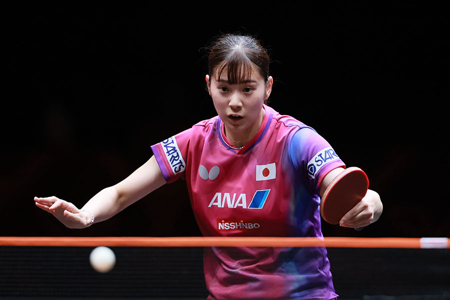 WTTファイナルズ香港に出場した長崎美柚【写真:VCG/アフロ】