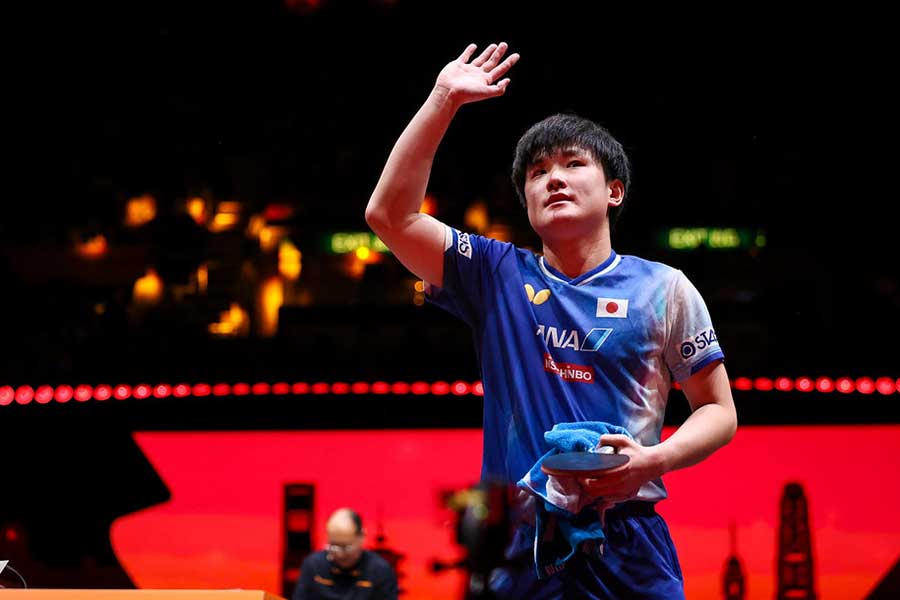 張本智和【写真：World Table Tennis提供】