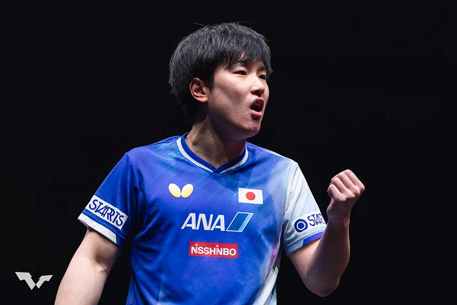 張本智和【写真:World Table Tennis提供】