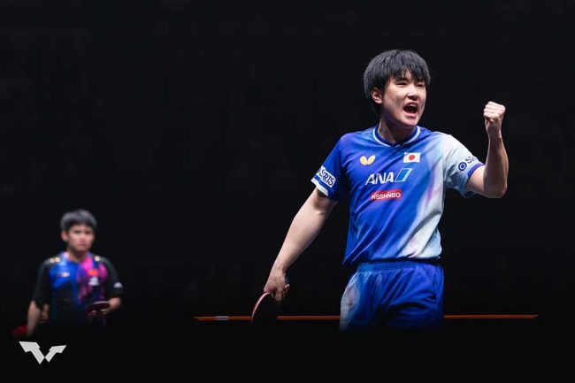 張本智和、悲願初Vに王手！ 中国の世界2位をフルゲームで撃破、香港で