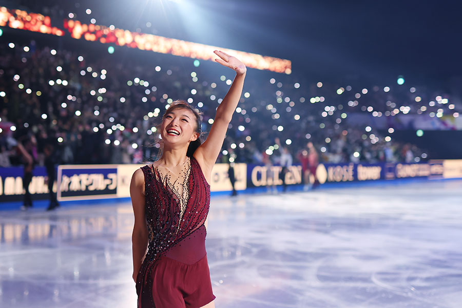 坂本花織【写真:森田直樹/アフロスポーツ】