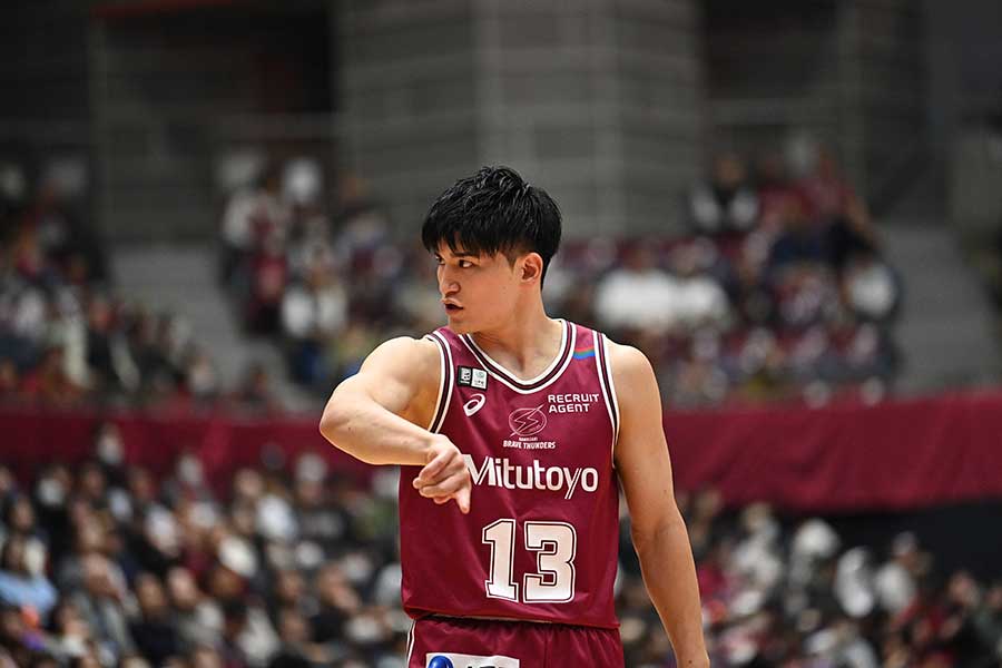 プロ10年目のシーズンを戦う川崎ブレイブサンダースの津山尚大【写真:B.LEAGUE】