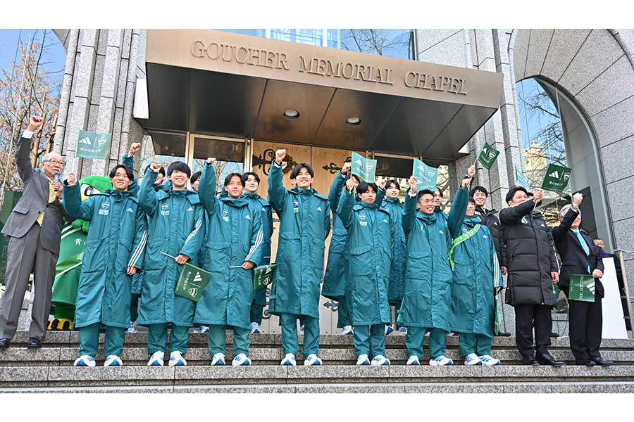 総合3連覇を目指す青山学院大【写真:産経新聞社】