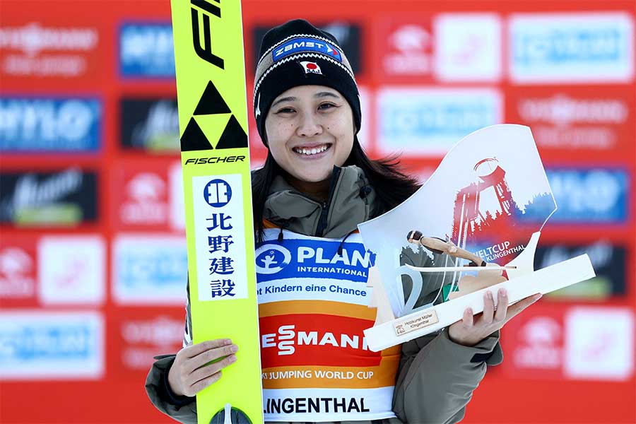 W杯クリンゲンタール大会で今季4勝目を挙げた丸山希【写真：ロイター】