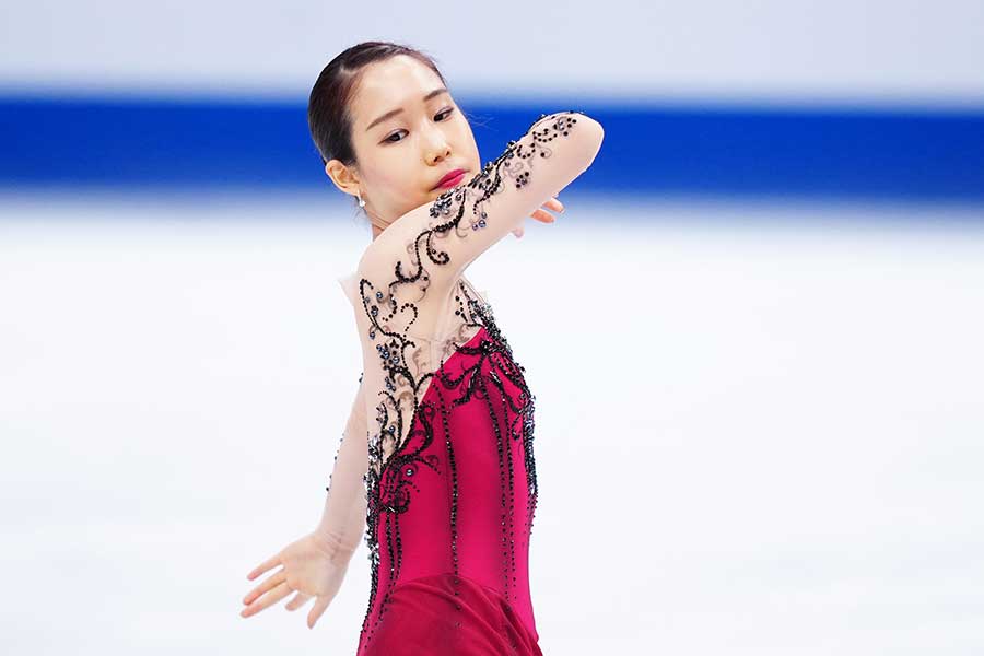 今季限りでの引退を表明した三原舞依【写真:矢口亨】