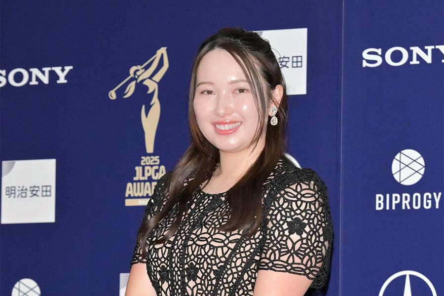 JLPGAアワードに出席した小祝さくら【写真:スポーツ報知/アフロ】