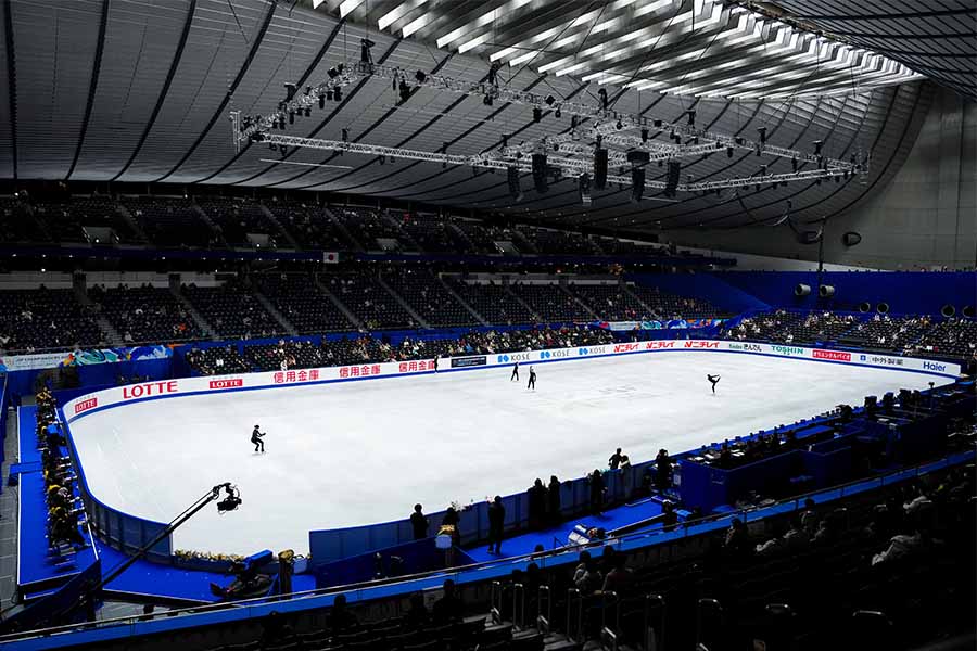 フィギュア全日本選手権を取材した米記者が、会場での出来事を投稿【写真：中戸川知世】