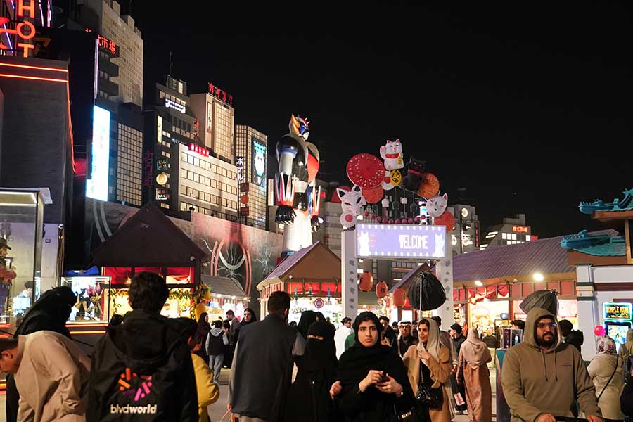 ブルバード・ワールドの日本エリアの様子【写真：澤田直人】