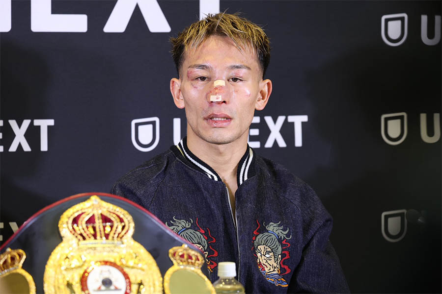 WBA世界バンタム級王者・堤聖也【写真：山口比佐夫】