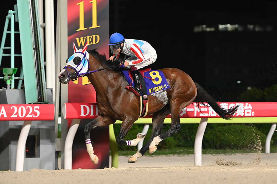 東京ダービーを制したナチュラルライズ【写真：産経新聞社】