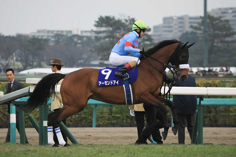 2019年の有馬記念に出走したアーモンドアイ【写真：伊藤 康夫/アフロ】