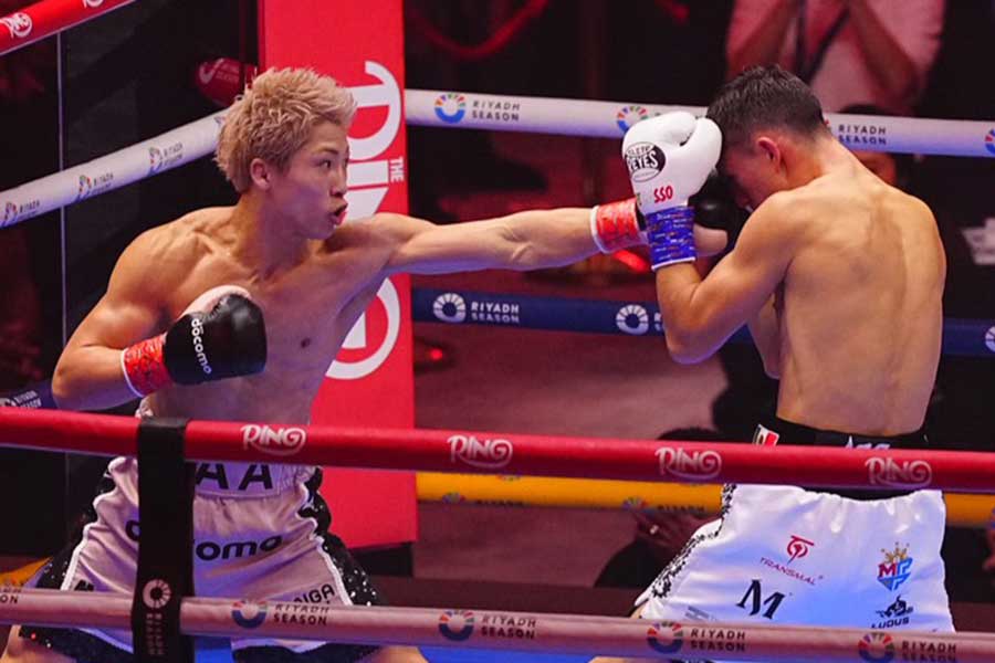 ピカソに判定勝ちした井上尚弥【写真:荒川祐史】