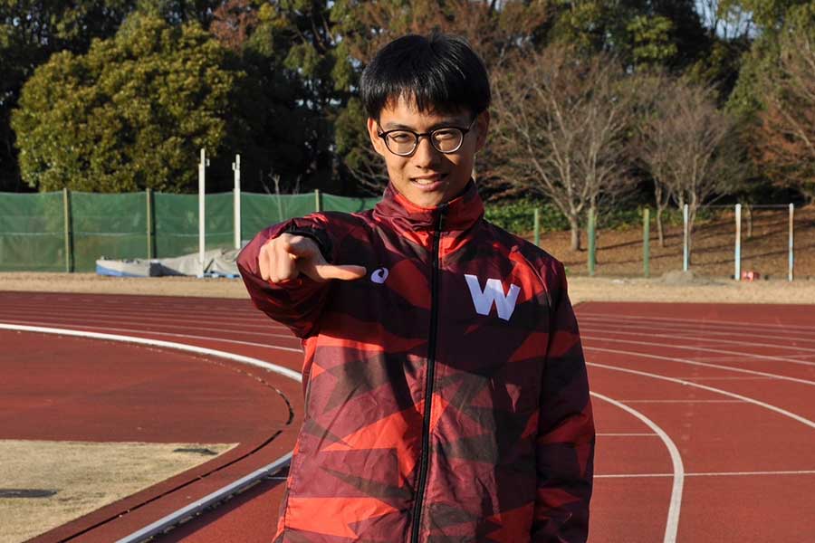 早大の工藤慎作【写真：山野邊佳穂】