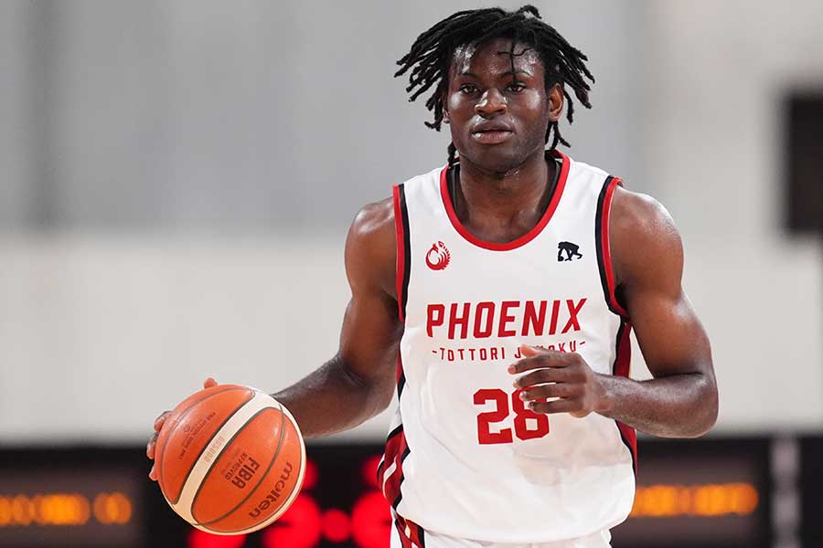 鳥取城北のハロルド・アズカ【写真：アフロスポーツ】