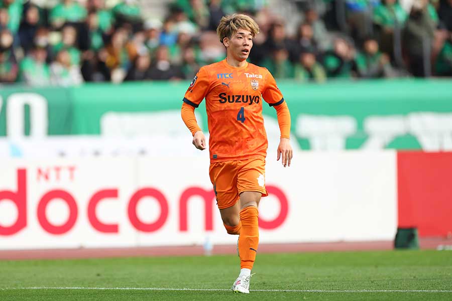 清水エスパルスの蓮川壮大【写真：YUTAKA/アフロスポーツ】