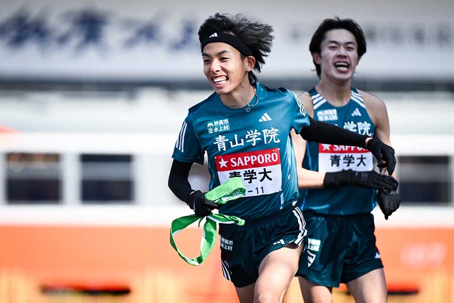 青学大の黒田朝日【写真：中戸川知世】