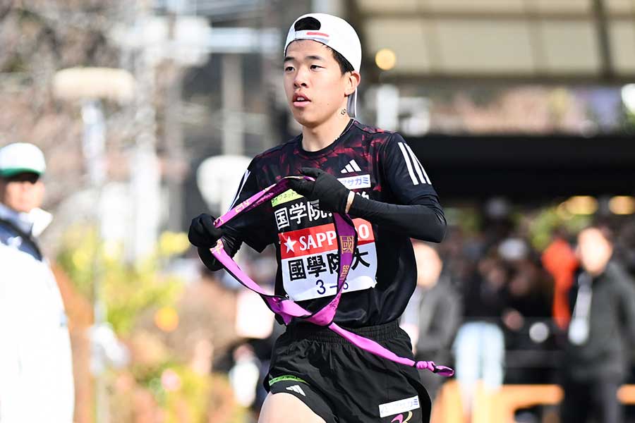 国学院大・高石樹【写真：中戸川知世】