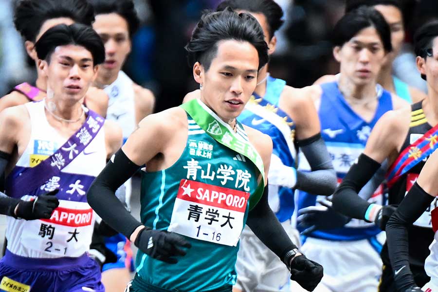 1区で勢いよくスタートした小河原陽琉【写真：中戸川知世】