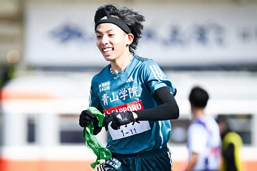 青学大の黒田朝日【写真:中戸川知世】