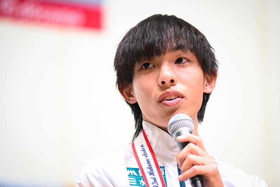 青学大の黒田朝日【写真：中戸川知世】