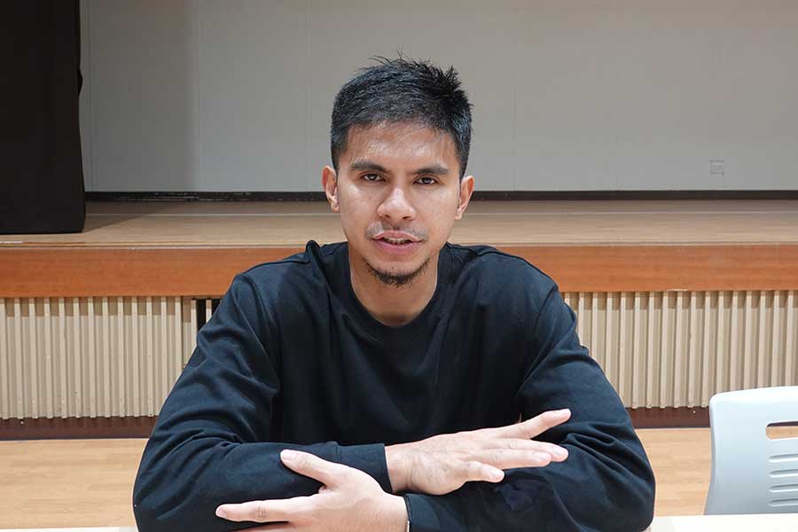 Bリーグが大きく飛躍したと語るラベナ【写真：編集部】